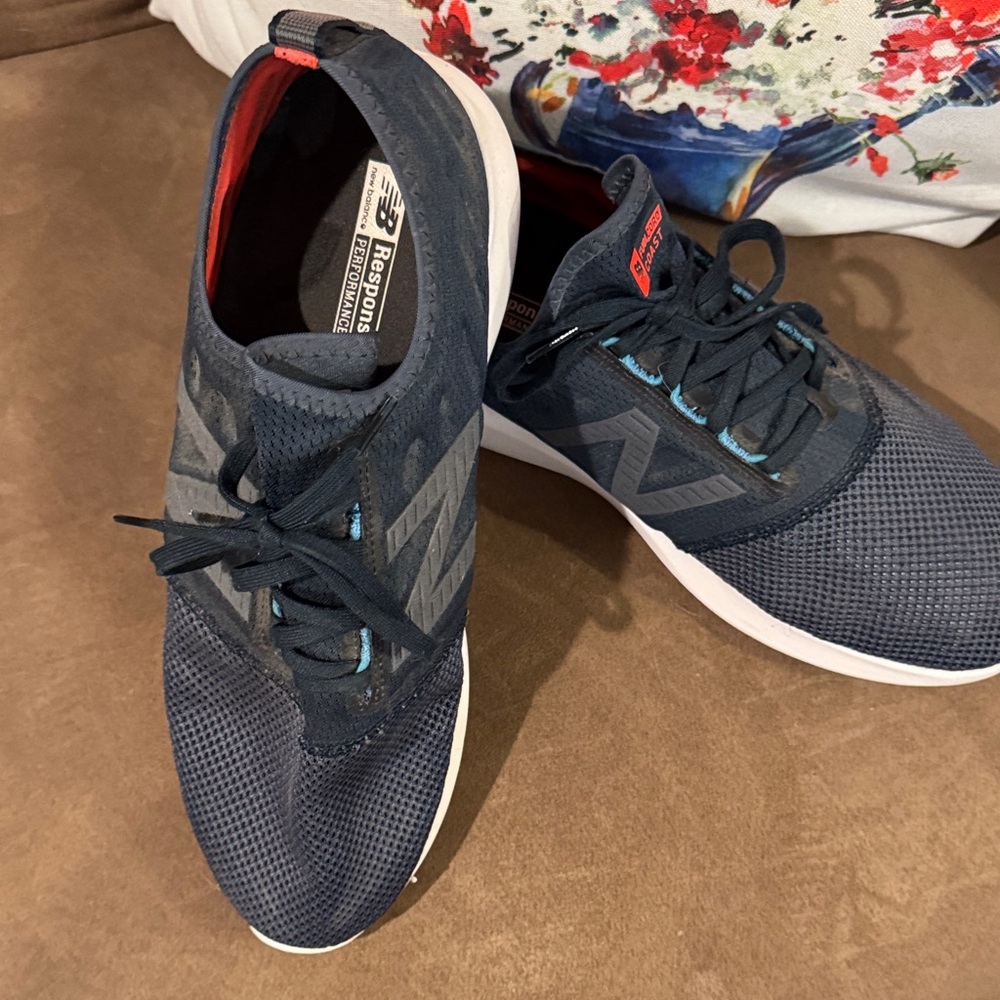 New Balance Dark Blue/Gray Men's Slip on Sneakers